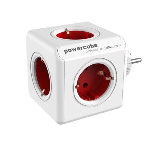 ALLOCACOC PowerCube Original - Πολύμπριζο - Κόκκινο 1100RD/DEORPC